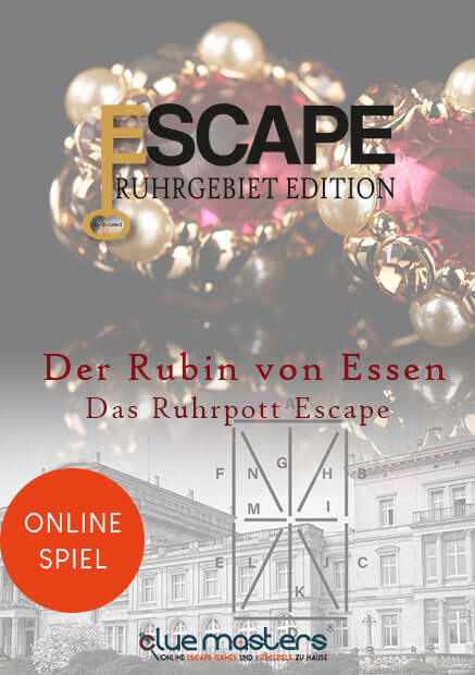 Ruhrpott Escape Room Online - Rubin von Essen | Cluemasters Spiele