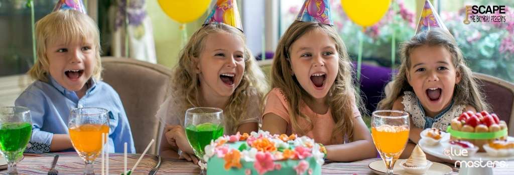 Escape the Birthday als Boxed Edition oder Online zum Kindergeburtstag | Cluemasters Spiele