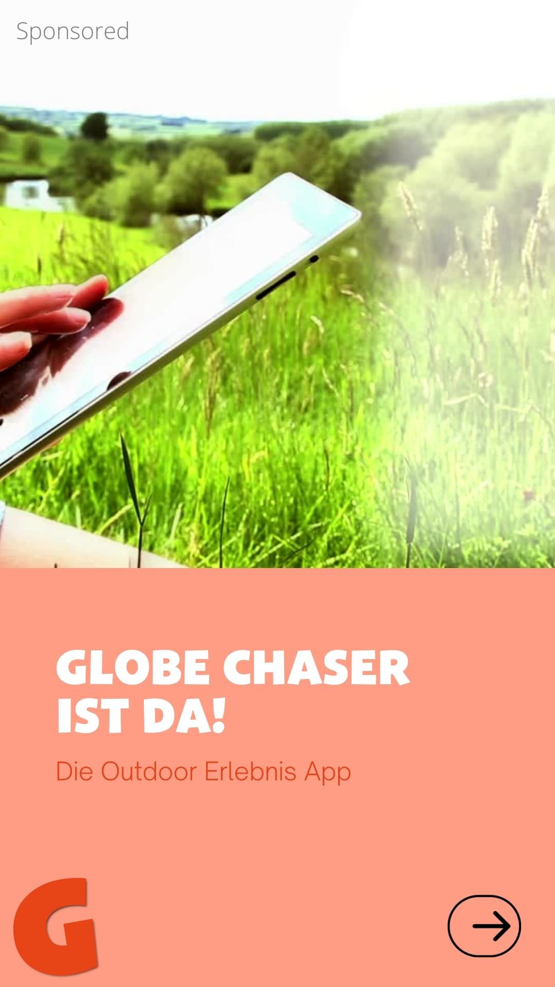 Globe Chaser Outdoor App - Empfehlung